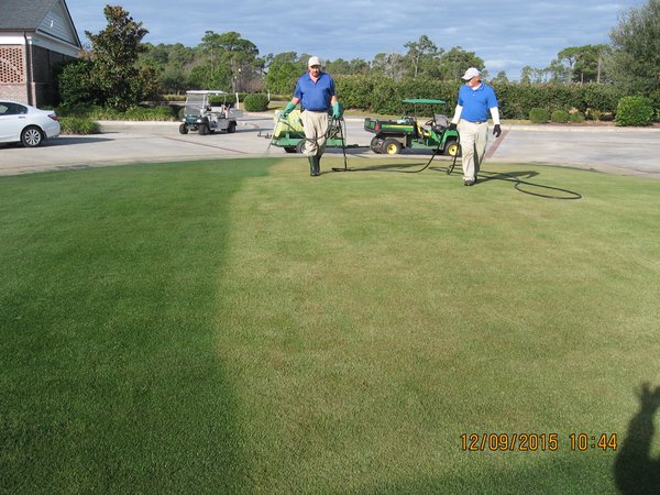Before and after pictures: Endurant transforms a wide variety of properties by providing eco-friendly green grass at entrance ways, near clubhouses and on home lawns across the country.