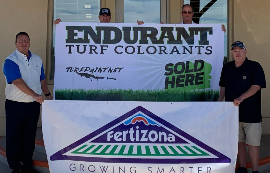Fertizona Team: Master Distributors for Geoponics Endurant Turf Colorants aka Liquid Overseed 