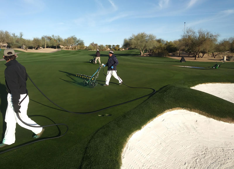 Going dark with Endurant Turf Paint TPC Scottsdale for the Waste Management Phoenix Open